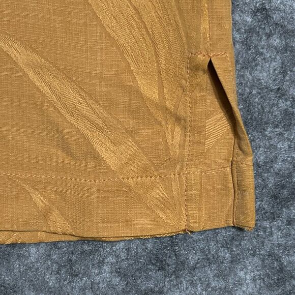 Tommy Bahama 100% Silk Camp Shirt Men's M Orange Button Up Floral Tropical - Picture 10 of 16